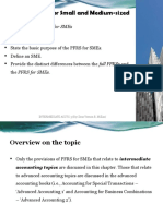 Chapter 11 Pfrs For Small and Medium-Sized Entities (Smes)