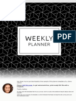 Weekly Planner Original Style