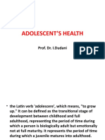 Adolescent’s Health