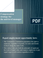 Compensation Strategy For The Mid-Level Manager