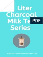 1 Liter Charcoal Milk Tea Series Recipe Guide