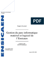 Gestion Du Parc Informatique Materiel Logiciel Ensicaen