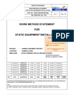IONE-AA00-MS-MS-0002 Work Method Statements For Static Equipments Installation - Rev4