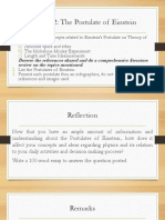 Activity 2: The Postulate of Einstein