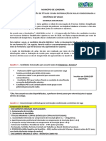 Convocação para comprovação de títulos e distribuição de aulas em Londrina