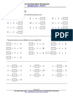 Multiplication Facts by Pmoh