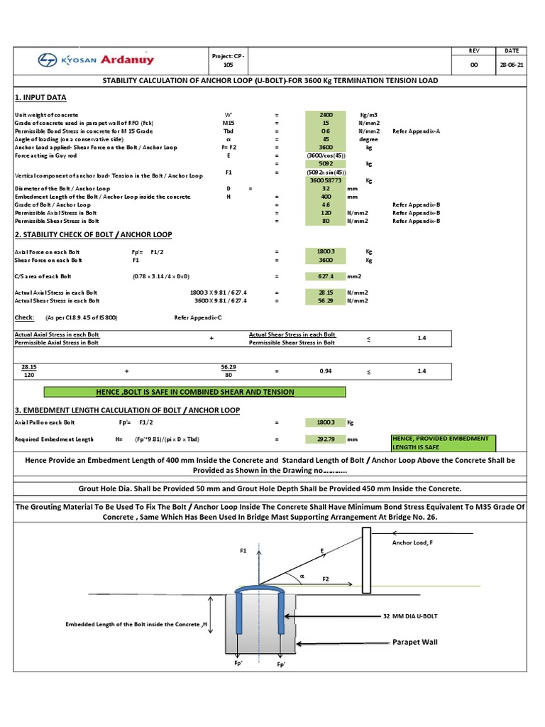 Calculation Sheet Pdf Screw Economic Sectors