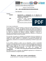 OFICIO MULTIPLE N°061-2021-DIR-SIMULACRO