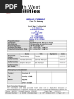 Method Statement: First Fix Joinery