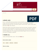 catholic _ Origin and meaning of catholic by Online Etymology Dictionary