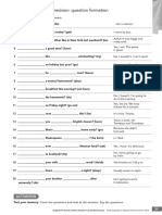 12C GRAMMAR Revision: Question Formation: What Does Do