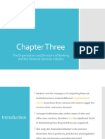 Chapter Three: The Organization and Structure of Banking and The Financial-Services Industry