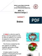 MCE 16 Machine Design 2 Lecture 7 Brakes Types Band Disc Block <40