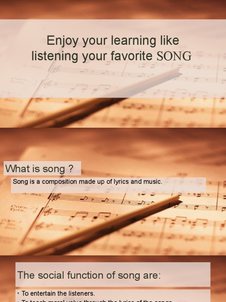 Understanding Song Structure and Meaning | PDF