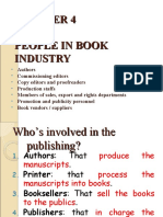 Chap.4 - People in Book Industry