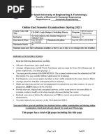 CE-204T LDST End Semester Exam Paper Spring 2021