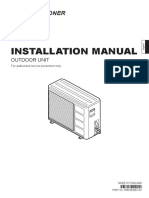 Installation Manual: Air Conditioner