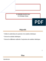 Exploration Du Métabolisme Glucidique Et Maladies Diabétiques