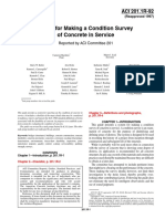 Guide For Making A Condition Survey of Concrete in Service: ACI 201.1R-92