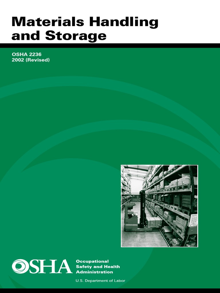 S015 Material Handling and Storage PDF Occupational Safety And