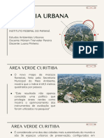 Slide - Ecologia Urbana
