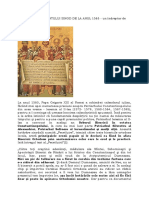 PECETLUIREA" SFÂNTULUI SINOD DE LA ANUL 1583 - Un Îndreptar de Mărturisire Ortodoxă.