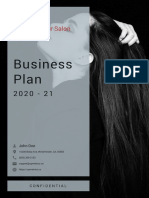 Hair Salon Business Plan Example