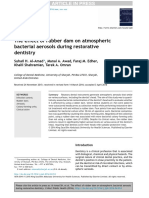 The Effect of Rubber Dam On Atmospheric Bacterial Aerosols During Restorative Dentistry