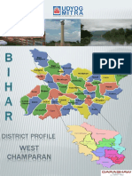 West Champaran District Profile: Agriculture, Industry and Demographics