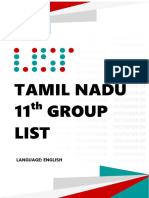 11th Group List in Tamil Nadu 2021