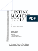 (B) Testing Machine Tools