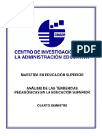 Analisisdelas Tendencias Pedagogicasen Educacion Superior