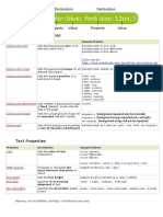 Background Properties: Property Description Sample/Values