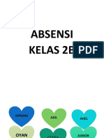 ABSENSI KELAS 2B