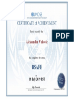BSAFE Certificate