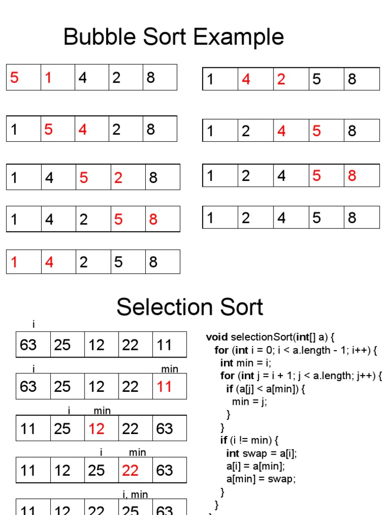Bubble Sort Example | PDF | Discrete Mathematics | Combinatorics