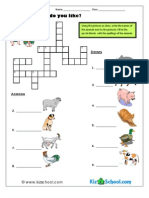 Animals Farm Crossword