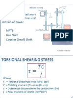 Shaftings, Keys - Couplings - Removed