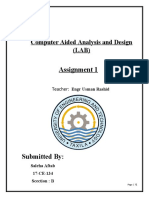 Computer Aided Analysis and Design (LAB) Assignment 1
