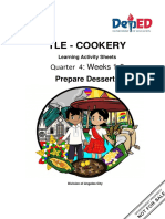 Tle - Cookery: Quarter 4: Weeks 1-8