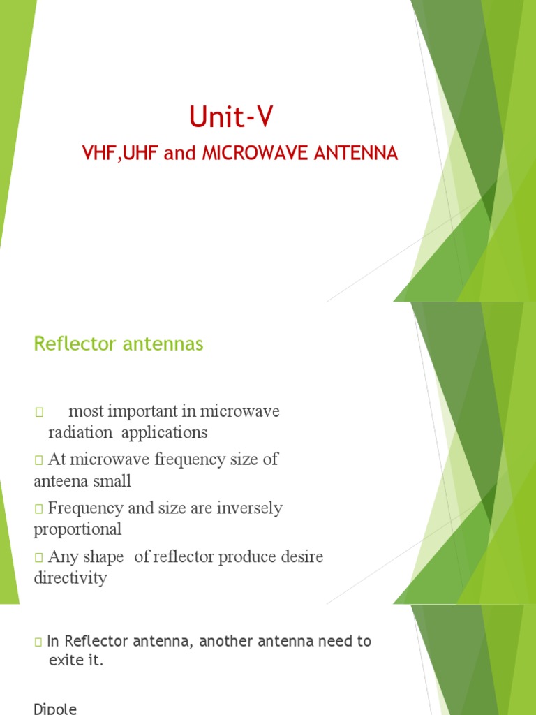 UnitV VHF, Uhf and Microwave Antenna PDF Antenna (Radio
