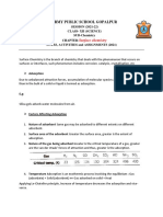 Surface Chemistry - NOTE-1