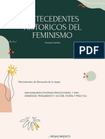 ANTECEDENTES HISTORICOS DEL FEMINISMO (1)