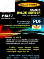 Balok Gerber 28 Juni 2021