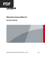 Dahua Network Camera Web5.0 - Operation Manual - V1.0.1-Eng