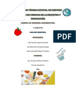 Propiedades Organolepticas y Caracteristicas Mecanicas y Geometricas de Los Alimentos