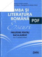 Limba Si Literatura Romana ESEURI v2007