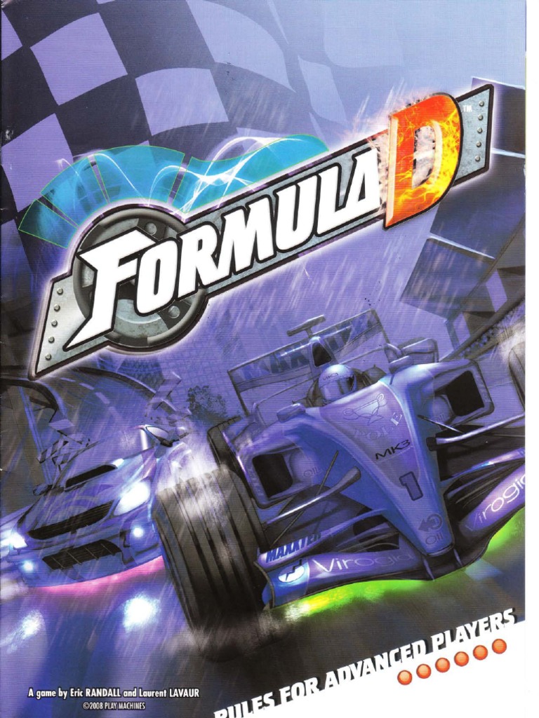 Formula D Racing Game Rules | PDF | Motor Vehicle | Machines