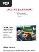 Online Learning: Vysakhan Pv. 1 B.Ed Social Science Titus Ii Teacher'S College Tiruvalla