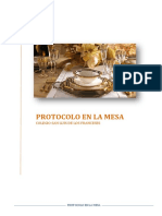 Manual de Protocolo en La Mesa